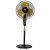 Usha Mist Air Icy 400mm 3 Blade Pedestal Fan, Black & Yellow