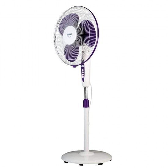 Usha Mist Air Icy 400mm 3 Blade Pedestal Fan, Purple