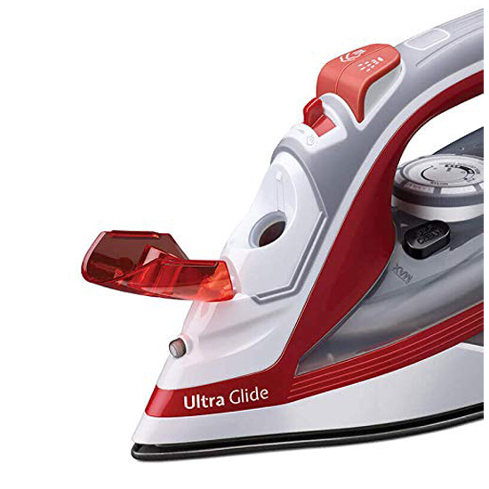 Morphy Richards Ultra Glide 1600-W Steam Iron, Red White