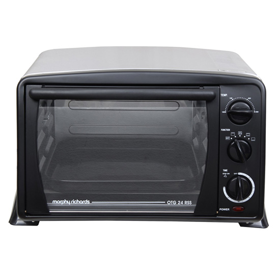 Morphy Richards 24 RSS 24-Litre Stainless Steel Oven Toaster Grill(OTG), Black