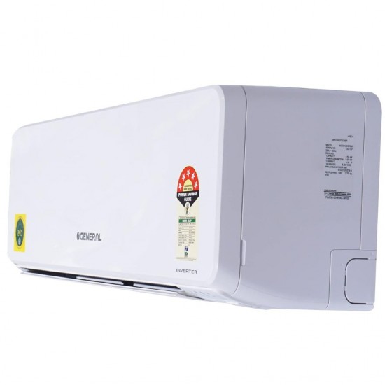 O-General 1 Ton 5 Star Inverter Split Air Conditioner ASGG12CGAA Copper Condenser, White