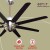 Havells Octet 1320 mm (52 Inch) 8 Blade Ceiling Fan, Brushed Nickel