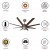 Havells Octet 1320 mm (52 Inch) 8 Blade Ceiling Fan, Brushed Nickel Havells Octet 1320 mm (52 Inch) 8 Blade Ceiling Fan, Brushed Nickel
