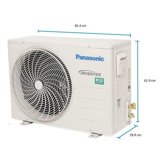 Panasonic 2 Ton 5 Star Wi-Fi Inverter Split AC Twin Cool PM 2.5 Filter (CS/CU-NU24WKYW), White