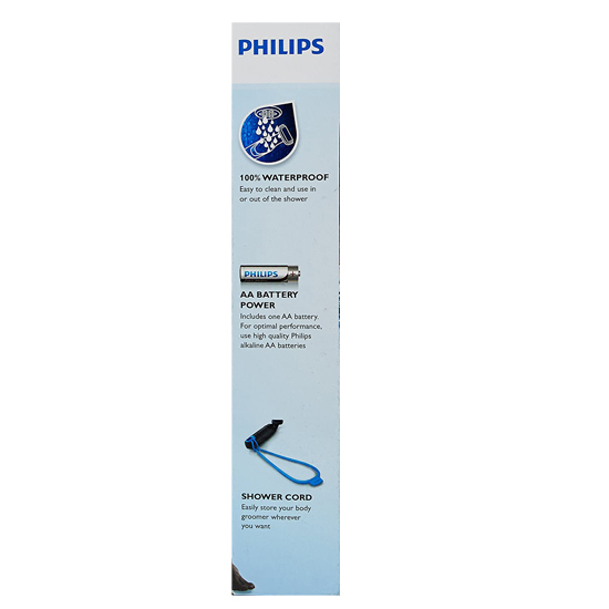 Philips BG1024 Body Groomer 30 min Runtime Trimmer for Men, Black Blue Philips BG1024 Body Groomer 30 min Runtime Trimmer for Men, Black Blue