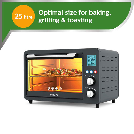 PHILIPS HD6975/00 25-L Digital Oven Toaster Grill (OTG) -Grey