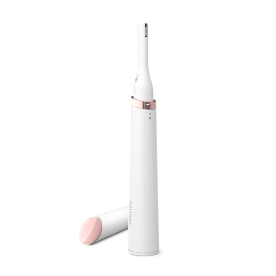Philips HP6388 Touch-up Eyebrows, Facial & Body Trimmer Women, White