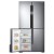 Samsung 680 litres Frost Free Side-by-Side Refrigerator, Easy Clean Steel RF60J9090SL/TL, Silver Convertible 