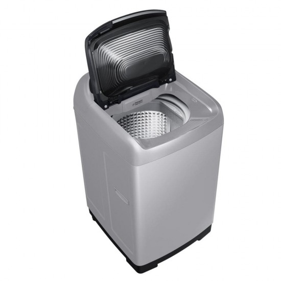Samsung 8 kg 5 star Top Loading Fully Automatic Washing Machine Direct Inverter Motor WA80T4560VS, Silver