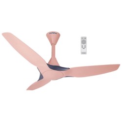 Crompton Silent Pro Enso 1225 mm(48 inch) 3 Blade Ceiling Fan With Remote, Ballerian-pink