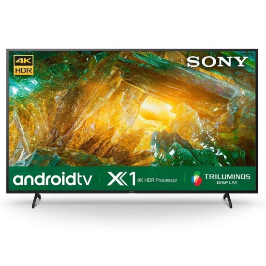 Sony Bravia 189.3 cm (75 inch) 4K Ultra HD Certified Android Smart TV 75X8000H, 2020 Model , Black