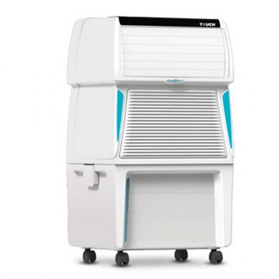 Symphony Touch 35 L Room/Personal Air Cooler With Remote, Voice Assist, Digital Touchscreen, White