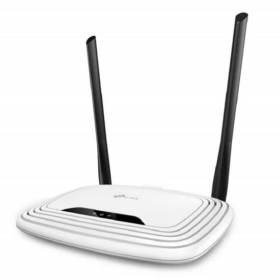 TP-LINK TL-WR841N 300Mbps Wireless N Cable 4 Fast LAN Ports Wi-Fi Router With Supports Jio Fibre, Single Band, White 