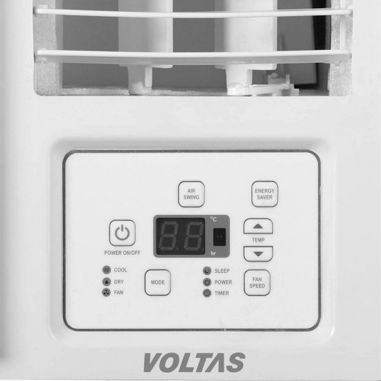 Voltas 1.4 Ton 5 Star Non Inverter Window AC 2021 Copper Condenser 175 LZH, White