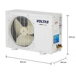 Voltas 1.5 Ton 3 Star Split Inverter AC 183VCZJ/183 VCZJ2 Copper Condenser, White