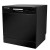 Voltas Beko DT8B 8 Place Table Top Dishwasher In Built Heater, Black