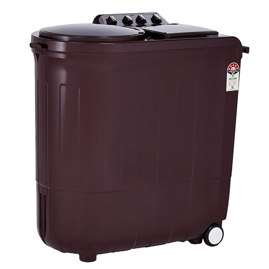 Whirlpool 8.5 Kg 5 Star Semi-Automatic ACE 8.5 TURBO DRY Top Loading Washing Machine-Wine Dazzle