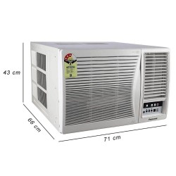Panasonic 1.0 Ton 3 Star Window Air Conditioner CW-YC1216YA, Copper Condenser 2020 Model, White