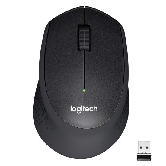 Logitech M331 Silent Plus Wireless Mouse PC/Mac/Laptop, Black
