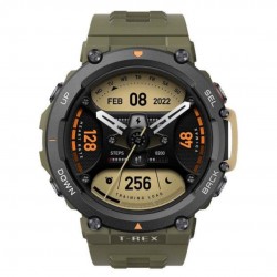 Amazfit T-Rex 2 Smartwatch GPS, 150+Sports Modes, 15 Military Grade Test, Waterproof, Wild Green