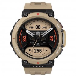 Amazfit T-Rex 2 Smartwatch GPS, 150+Sports Modes, 15 Military Grade Test, Waterproof, Desert Khaki