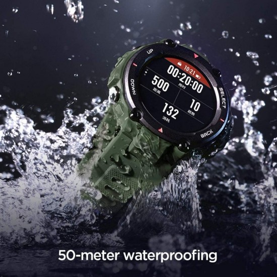 Amazfit T-Rex Smart watch GPS+Gloanass,1.3 AMOLED Display, Army Green