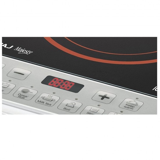Bajaj Majesty ICX Pearl Induction Cooktop, Black White