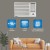 Blue Star 0.8 ton 3 star Fixed speed Window AC, WFA409GL, White
