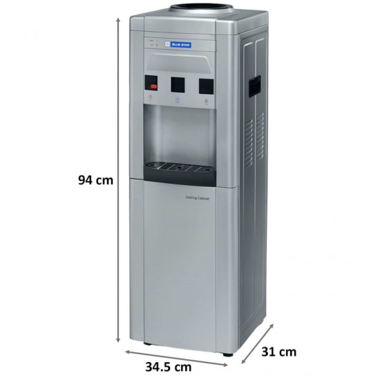 Blue Star 5 L Hot, Cold and Normal Top Load Water Dispenser BWD3FMRGA, Grey