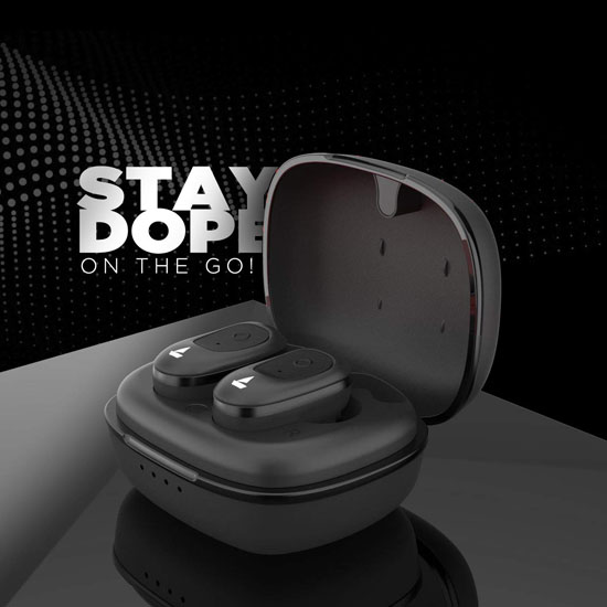 BoAt Airdopes 201 True Wireless Earbuds Bluetooth Headset Black