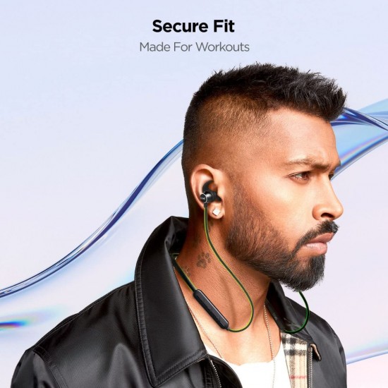 boAt Rockerz 255F With Voice Assistant v5.0 Bluetooth Wireless in Ear Earphones Bluetooth Headset, Neon