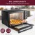 Borosil Prima 60 Liters Oven Toaster & Grill, Motorised Rotisserie & Convection Heating, 12 Heating Modes, Black