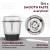 Borosil Silverline HAMG750W16 750W Mixer Grinder, Black/Silver