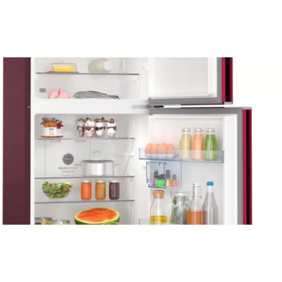 Bosch 364L Frost Free Triple  Door Refrigerator CMC36WT5NI, Candy Red 