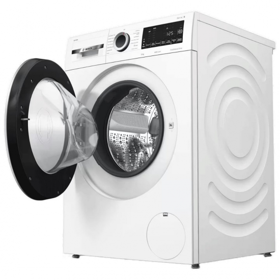 Bosch 9 kg 5 Star Inverter Fully-Automatic Front Loading Washing Machine Serie 6 WGA244AWIN, White