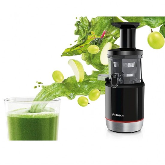 Bosch Lifestyle MESM731M 150 W 2 Jars Cold Press Slow Juicer, Black