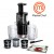 Bosch Lifestyle MESM731M 150 W 2 Jars Cold Press Slow Juicer, Black