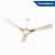 Crompton New Aura 2 Designer 2D Anti Dust 1200mm With Duratech Technology ceiling fan, Arab Pearl White