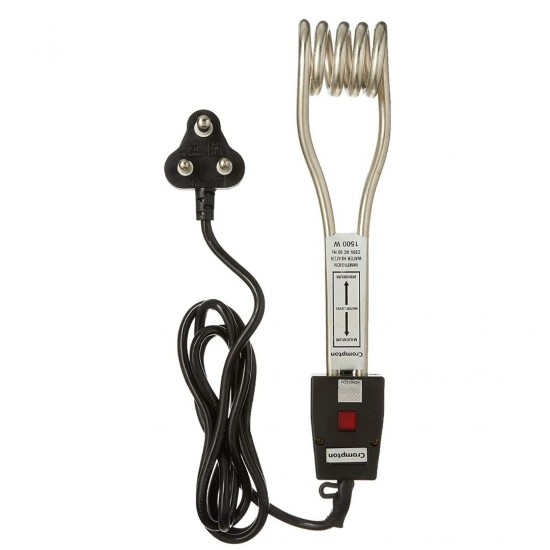 Crompton IHL 152 1500-Watt Immersion Water Heater with Copper Heating Element, Black Crompton IHL 152 1500-Watt Immersion Water Heater with Copper Heating Element, Black