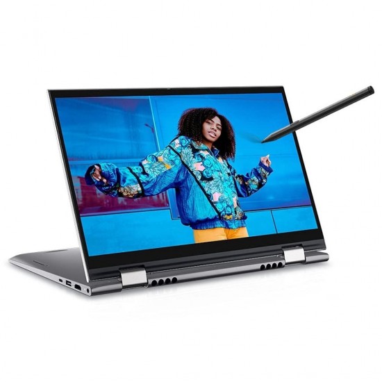 Dell 5410 Inspiron Core i5-1155G7 2in1 11th Gen Intel (8GB/512 GB SSD/Windows 11 Home /MSO/FHD/14 Inch), Active Pen & Touch Screen Laptop D560594WIN9S, Platinum Silver