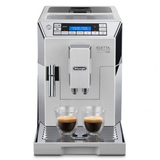 De'Longhi Eletta Cappuccino Fully Aotomatic Bean to CUP Coffe Machine, Silver