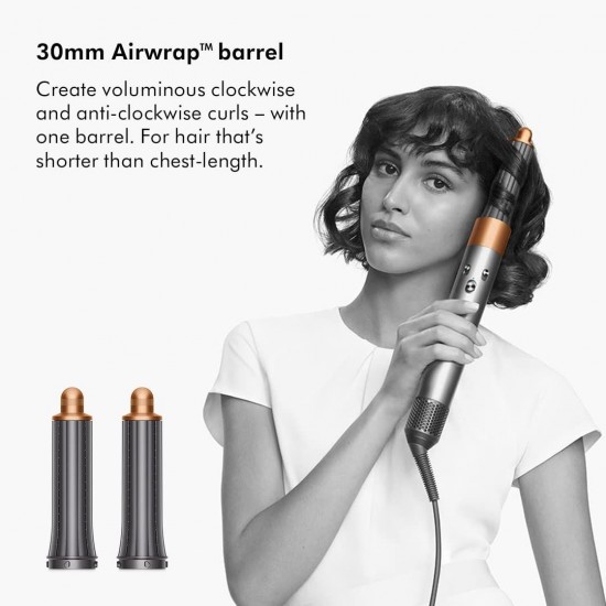 Dyson Airwrap Long Hair Multi Styler,Intelligent Heat Control, Nickel Copper