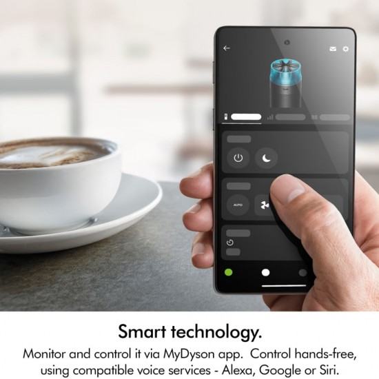 Dyson SP01 Smart Air Purifier for Home, Jet Style Air Projection, Fully Sealed HEPA Filters, 1076 sq.ft. Coverage, Black/Teal