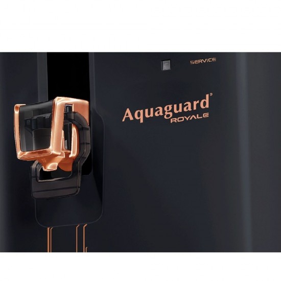 Eureka Forbes Aquaquard Royale 5 L RO+UV+MTDS Electrical Water Purifier Active Copper Technology, Black