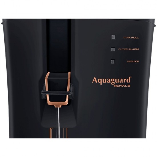 Eureka Forbes Aquaquard Royale 5 L RO+UV+MTDS Electrical Water Purifier Active Copper Technology, Black