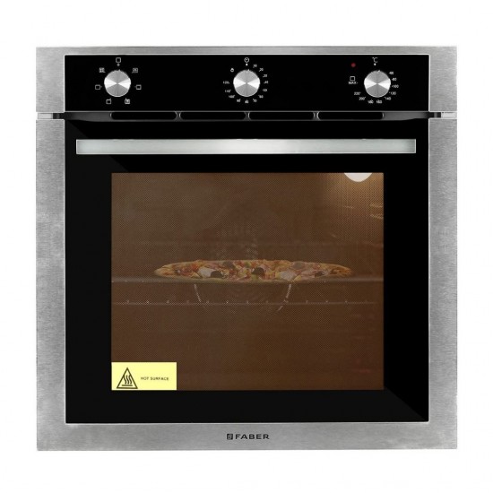Faber 80 Litres Oven 4 Cooking Functions, Fbio 4F, Black