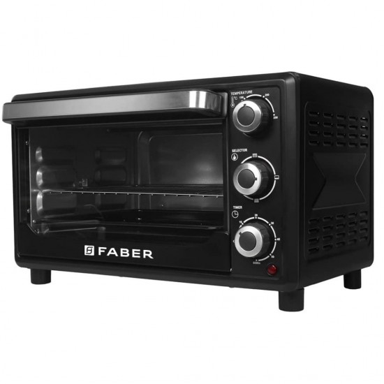 Faber FOTG BK 24L (OTG) Oven Toaster Grill, Black