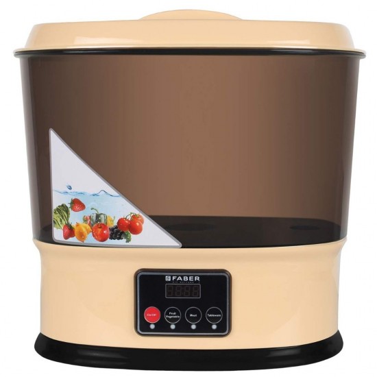 Faber FVP Oxypure Ozonizer 10 Fruit and Vegetable Purifier, Blonde