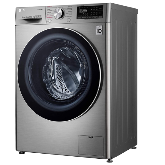 LG 10.5 kg Fully Automatic Inverter Wi-Fi Front Load Washing Machine FHD1057SWS, Silver  