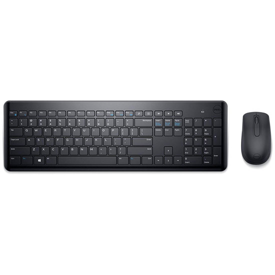 Dell KM117 Wireless Laptop Keyboard Mouse-Black
